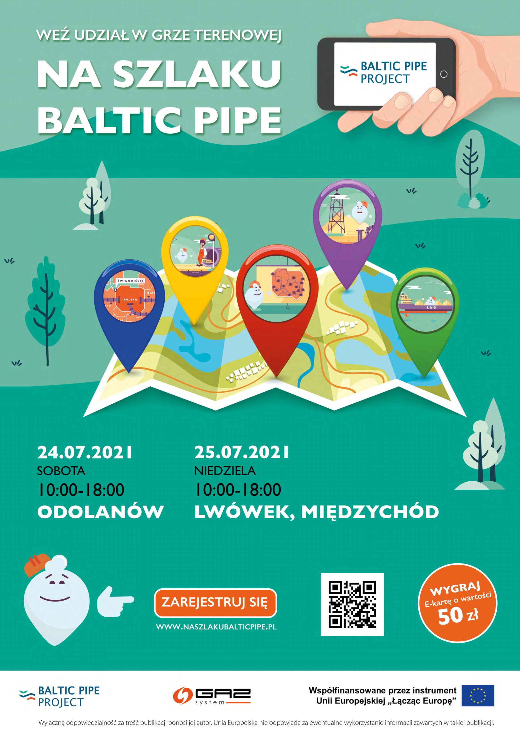 GAZ-SYSTEM S.A. zaprasza na grę terenową „Na szlaku Baltic Pipe”.
