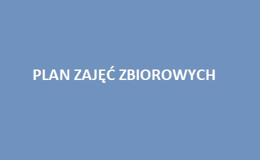 Plan zajęć zbiorowych 2026/2027